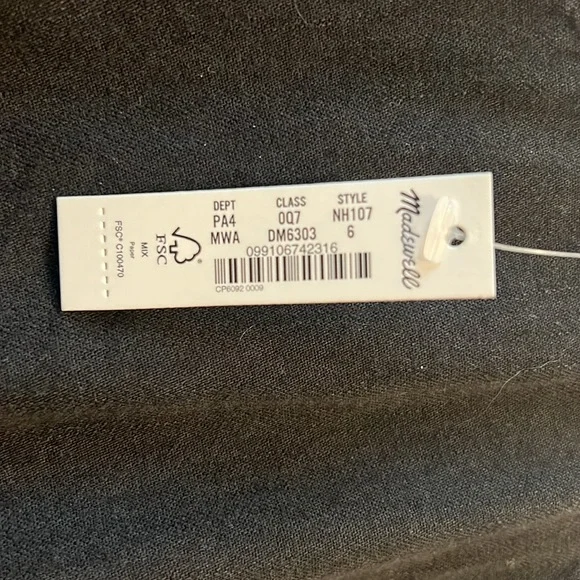 Madewell Black Jean Dress - Picture 4 of 4